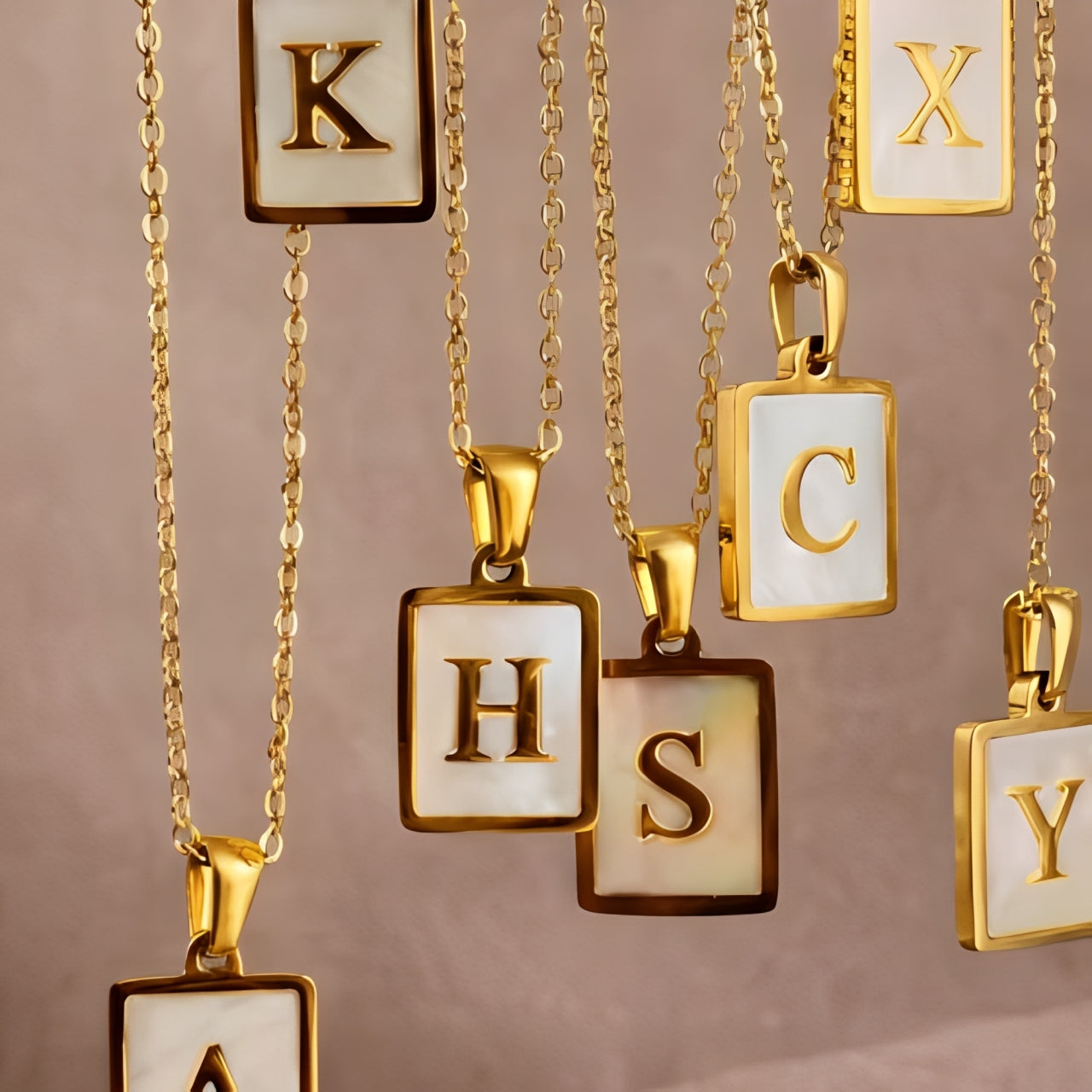 Luxury Gold Initial Necklace